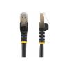 StarTech.com 10m CAT6a Patchkabel - schwarz - snagless RJ45 - Patch-Kabel - RJ-45 (M) zu RJ-45 (M) - 10 m - STP - CAT 6a - geformt, ohne Haken - Schwarz