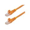 0.5m Orange Snagless Cat5e Patch Cable