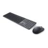 Dell Pro 7 KM726 - Tastatur-und-Maus-Set - Slim - kabellos - 2.4 GHz, Bluetooth 6.0 - QWERTZ - Deutsch - Graphite