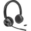 Poly Savi 7320 - Savi 7300 series - Headset - On-Ear - DECT - kabellos - USB-A über DECT-Adapter - Schwarz - UC-zertifiziert - Replaces Poly SKU 2-220997-205