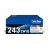 Brother TN243CMYK Value Pack - 4er-Pack - Schwarz, Gelb, Cyan, Magenta - original - Tonerpatrone - für Brother DCP-L3510, L3517, L3550, HL-L3210, L3230, L3270, MFC-L3710, L3730, L3750, L3770