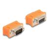Delock - Serieller Adapter - DB-9 (M) zu DB-9 (W) - CAN-Bus-Adapter, 120-Ohm-Widerstand - orange