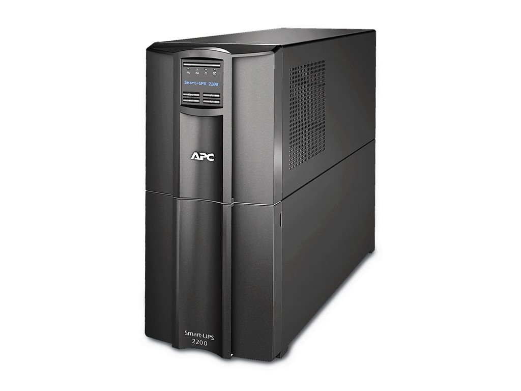 APC Smart-UPS SMT2200IC - USV - Wechselstrom 220 / 230 / 240 V - 1980 watt - 2200 VA - Bleisäure - RS-232, USB - Ausgangsanschlüsse: 9 - Schwarz - mit APC SmartConnect