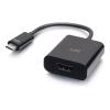 C2G USB-C to HDMI Audio / Video Adapter Converter - 4K 60Hz - Black - Videoadapter - 24 pin USB-C männlich zu HDMI weiblich - Schwarz - Support von 4K 60 Hz