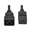 Eaton Tripp Lite Series - Spannungsversorgungs-Verlängerungskabel - IEC 60320 C19 zu IEC 60320 C20 - Wechselstrom 250 V - 16 A - 2 m - Schwarz - Europa - für P / N: PLC19BK, PLC19BL, PLC19RD