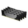 Kingston FURY Renegade - DDR4 - Kit - 128 GB: 4 x 32 GB - DIMM 288-PIN - 3600 MT / s / PC4-28800 - CL18 - 1.2 V - ungepuffert - non-ECC - Schwarz