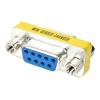 StarTech.com Slimline DB9 serieller Gender Changer - Bu / Bu - Serieller Gender Changer - DB-9 (W) zu DB-9 (W) - für P / N: ICUSB2324852, ICUSB422, NETRS232, NETRS2321P, NETRS2321POE, NETRS2322P, NETRS232485W