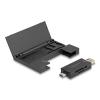 Delock Card Reader USB 5 Gbps USB-C / Typ-A für SD und Micro SD Speicherkarten mit praktischem Speicherkarten Etui - schwarz