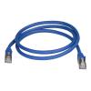 StarTech.com 5m CAT6a Patchkabel - blau - snagless RJ46 - Patch-Kabel - RJ-45 (M) zu RJ-45 (M) - 5 m - STP - CAT 6a - geformt, ohne Haken - Blau