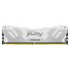 Kingston FURY Renegade - DDR5 - Modul - 16 GB - DIMM 288-PIN - 3400 MHz / PC5-54400 - CL36 - 1.4 V - ungepuffert - on-die ECC - Weiß & Silber
