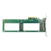 Delock PCI Express 4.0 x8 Karte zu 2 x intern U.2 NVMe SFF-8639 - Bifurcation