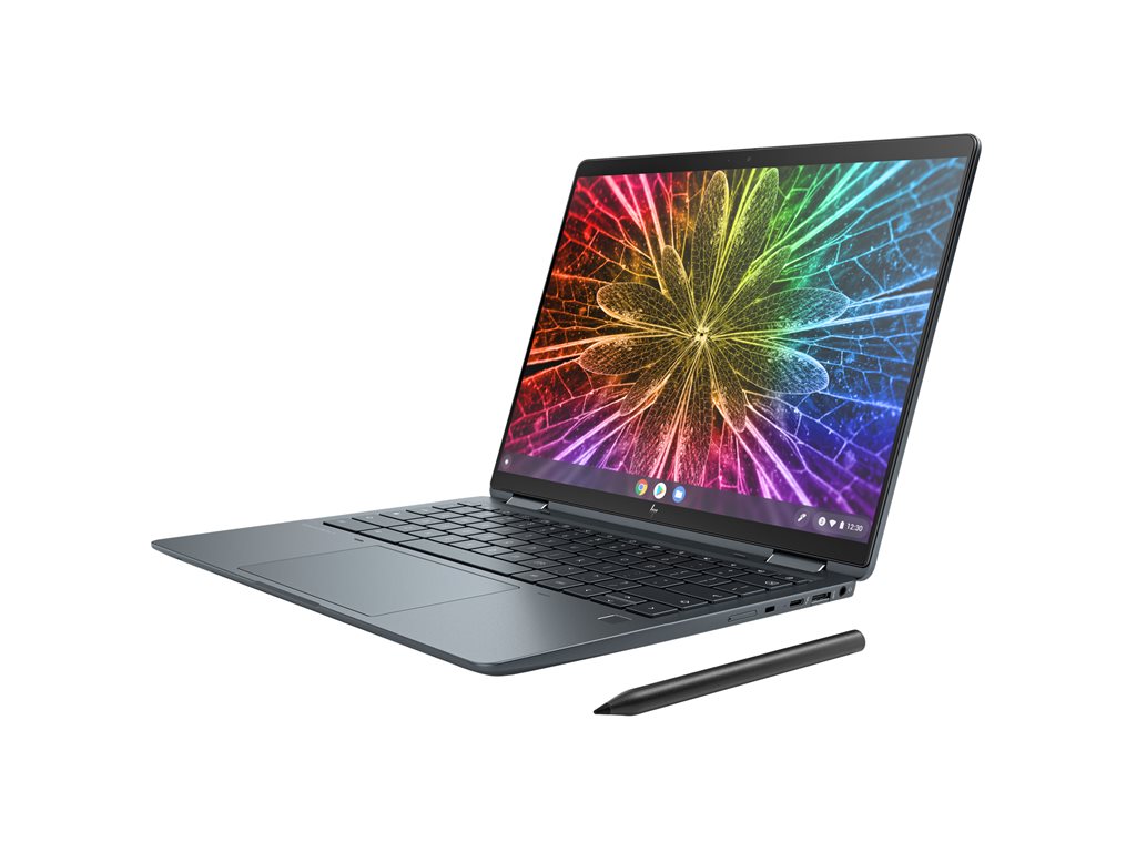 HP Elite Dragonfly Chromebook Enterprise - Flip-Design - Intel Core i7 1265U / 1.8 GHz - Intel Evo vPro Enterprise Platform - Chrome OS (mit Chrome Enterprise Upgrade) - Intel Iris Xe Grafik - 16 GB RAM - 256 GB SSD NVMe, HP Value - 34.3 cm (13.5") I