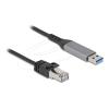 Delock - Netzwerkadapter - USB 3.0 - 1000Base-T x 1 - Anthrazit, Schwarz