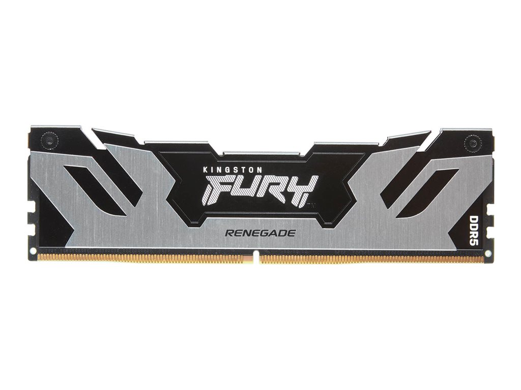Kingston FURY Renegade - DDR5 - Modul - 32 GB - DIMM 288-PIN - 6400 MT / s / PC5-51200 - CL32 - 1.4 V - ungepuffert - on-die ECC - Schwarz, Silber