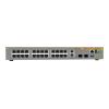 Allied Telesis AT x330-28GTX - Switch - L3 - managed - 24 x 10 / 100 / 1000 + 2 x 1 / 2.5 / 5/10GBase-T + 2 x 1 Gigabit / 10 Gigabit SFP+ - an Rack montierbar