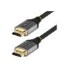 StarTech.com 5 m Premium Zertifiziertes HDMI 2.0 Kabel Mit Ethernet 4k - Premium Highspeed - HDMI-Kabel mit Ethernet - HDMI männlich zu HDMI männlich - 5 m - abgeschirmt - Grau, Schwarz - passiv, unterstützt 4K 60 Hz (3840 x 2160)