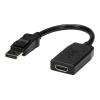 StarTech.com DisplayPort auf HDMI Video Adapter / Konverter - DP zu HDMI mit bis zu 1920x1200 - DP / HDMI Länge 24cm (Stecker / Buchse) - Videoadapter - DisplayPort männlich zu HDMI weiblich - 24 cm - Schwarz - für P / N: MST14DP123DP, MSTCDP123DP, SV231