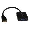 StarTech.com HDMI auf VGA Video Adapter Konverter für PC / Laptop / Ultrabook- 1920x1080 - Videoadapter - HDMI männlich zu HD-15 (VGA) weiblich - 24.5 cm - Schwarz - 1080p-Unterstützung, aktiv - für P / N: DK30C2DPEPUE, DK30C2DPPDUE, DK31C3HDPD, DK31C3HD