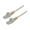 StarTech.com 2m Cat5e RJ45 UTP Netzwerkkabel Snagless - Cat 5e Patchkabel - Grau - Stecker / Stecker - Patch-Kabel - RJ-45 (M) zu RJ-45 (M) - 2 m - UTP - CAT 5e - geformt, ohne Haken - Grau