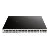 D-Link DGS 1210-52MP - Switch - Smart - 48 x 10 / 100 / 1000 (PoE) + 4 x Combo Gigabit - Desktop, an Rack montierbar - PoE (370 W)