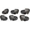 Poly - Ohrstöpsel für Bluetooth-Headset - medium - Schwarz (Packung mit 2) - für Poly Voyager 6200 - Replaces Poly SKU 211149-02