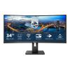 Philips 345B1C - LED-Monitor - gebogen - 86.4 cm (34") - 3440 x 1440 WQHD @ 100 Hz - VA - 300 cd / m² - 3000:1 - 5 ms - 2xHDMI, DisplayPort - Lautsprecher - Black Texture