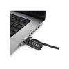 Compulocks Ledge Lock Adapter for MacBook Pro 16" M1, M2 & M3 with Combination Cable Lock - Sicherheitsschlossadapter - mit Kombinationsschloss - für Apple MacBook Pro 16 (M1, M2)