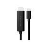 HyperDrive - Adapterkabel - 24 pin USB-C männlich zu HDMI männlich - 2.5 m - Schwarz - Support von 4K 60 Hz, DP Alt Modus-Support