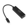 Vision TC-USBCETH / BL - Netzwerkadapter - USB-C 3.1 - Gigabit Ethernet x 1 - Schwarz