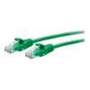 C2G 1ft (0.3m) Cat6a Snagless Unshielded (UTP) Slim Ethernet Network Patch Cable - Green - Patch-Kabel - RJ-45 (M) zu RJ-45 (M) - 30 cm - 4.8 mm - UTP - CAT 6a - geformt, ohne Haken - grün