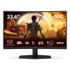 AOC Gaming C24G42E - LED-Monitor - Gaming - gebogen - 61 cm (24") (23.6" sichtbar) - 1920 x 1080 Full HD (1080p) @ 180 Hz - Fast VA - 250 cd / m² - 3000:1 - HDR10 - 0.5 ms - 2xHDMI, DisplayPort - Lautsprecher - Schwarz, Rot