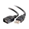 C2G 9.8ft USB Extension Cable - USB A to USB A Extension Cable - USB 2.0 - M / F - USB-Kabel - USB (M) zu USB (W) - 3 m - Schwarz