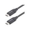 StarTech.com USB-C auf USB-C Kabel - St / St - 3m - USB 2.0 - USB Typ C Kabel - USB 2.0 Typ-C Kabel - USB C Ladekabel - USB-Kabel - 24 pin USB-C (M) zu 24 pin USB-C (M) - Thunderbolt 3 / USB 2.0 - 3 m - Schwarz - für P / N: DKT30CHD