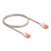 Delock RJ45 Netzwerkkabel Cat.6A U / UTP Slim 1 m transparent