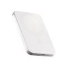 ZENS Pro 1 - Induktive Power Bank - dünn - 5000 mAh - 15 Watt - auf Kabel: USB-C - weiß