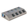 StarTech.com 4-Port USB 3.0 Hub Mit Netzteil, USB-C / A Auf 4x USB-A - Hub - 4 x USB 3.2 Gen 1 - Desktop