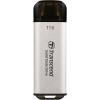 Transcend ESD300S - SSD - 1 TB - extern (tragbar) - USB 3.2 Gen 2x1 (USB-C Steckverbinder) - Silber