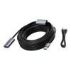 Vision - USB-Verlängerungskabel - USB Typ A (W) zu USB Typ A (M) - USB 3.0 - 10 m - aktiv - Schwarz