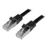 2m Black Cat6 Shielded Gigabit Network Cable