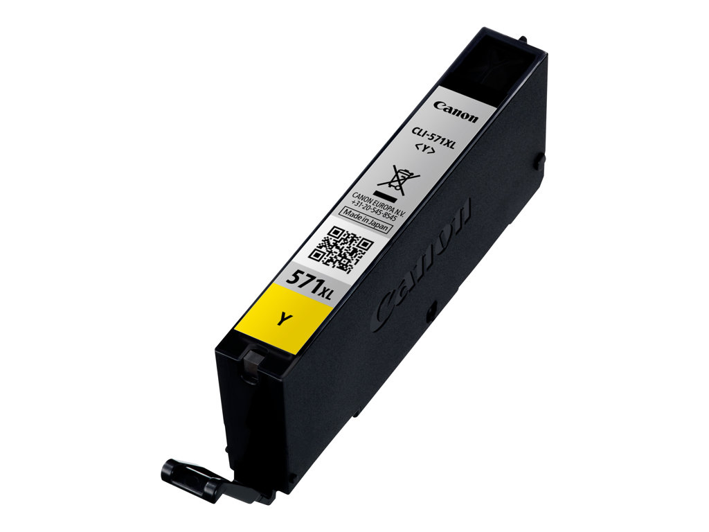 Canon CLI-571Y XL - 11 ml - Hohe Ergiebigkeit - Gelb - original - Tintenbehälter - für PIXMA TS5051, TS5053, TS5055, TS6050, TS6051, TS6052, TS8051, TS8052, TS9050, TS9055