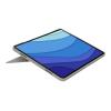 Logitech Combo Touch - Tastatur und Foliohülle - mit Trackpad - hintergrundbeleuchtet - Apple Smart connector - QWERTY - US International - Sand - für Apple 12.9-inch iPad Pro (5. Generation)
