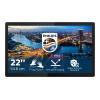 Philips B Line 222B1TFL - LED-Monitor - 55.9 cm (22") (21.5" sichtbar) - Touchscreen - 1920 x 1080 Full HD (1080p) @ 75 Hz - IPS - 400 cd / m² - 1000:1 - 4 ms - HDMI, DVI-D, VGA, DisplayPort - Black Texture
