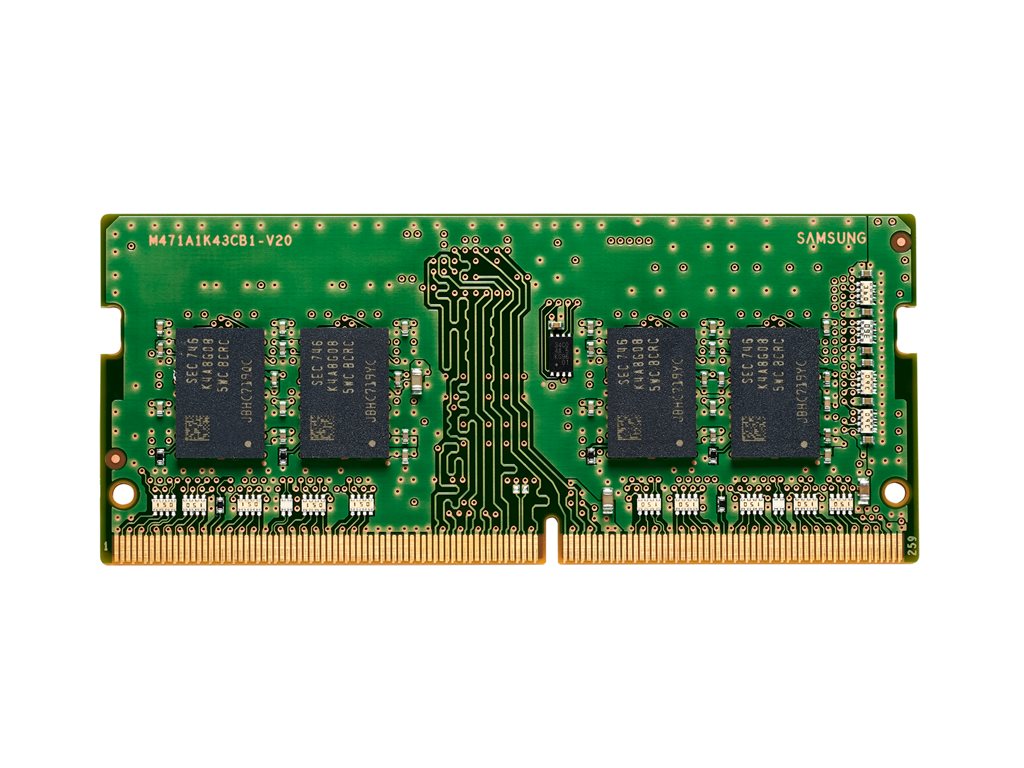 HP - DDR4 - Modul - 8 GB - SO DIMM 260-PIN - 3200 MHz / PC4-25600 - 1.2 V - ungepuffert - non-ECC - für Elite Slice G2 (SODIMM), EliteDesk 705 G5 (SODIMM), EliteOne 800 G5 , 800 G6, 800 G8, ProDesk 600 G5 (SODIMM), 600 G6 (SODIMM), ProOne 400 G6, 440