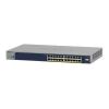 NETGEAR Smart GS728TPP - Switch - L3 Lite - Smart - 24 x 10 / 100 / 1000 (PoE+) + 4 x SFP - an Rack montierbar - PoE+ (720 W)
