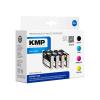KMP MULTIPACK E121V - 4er-Pack - Schwarz, Gelb, Cyan, Magenta - kompatibel - Tintenpatrone (Alternative zu: Epson T1281, Epson T1282, Epson T1283, Epson T1284) - für Epson Stylus SX130, SX230, SX235, SX430, SX435, SX438, SX440, SX445, Stylus Office B