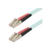 StarTech.com 25m OM4 LWL Patchkabel LC auf LC, Multimode Glasfaserkabel - Patch-Kabel - LC / UPC Multi-Modus (M) zu LC / UPC Multi-Modus (M) - 25 m - 25 m - Glasfaser - Duplex - 50 / 125 Mikrometer - OM4 - halogenfrei, bis zu 100 Gbps Datenübertragungsrat