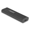 Delock - Speichergehäuse - external, tool free - M.2 - M.2 Card (PCIe NVMe & SATA) - USB-C - Schwarz