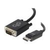 C2G 3ft DisplayPort to VGA Adapter Cable - M / M - DisplayPort-Kabel - DisplayPort (M) zu HD-15 (VGA) (M) - 91 cm - Schwarz