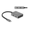 Delock - Hub - 10 Gbps, mit USB-C-Anschluss - 4 x USB-C 3.2 Gen 2 - Desktop