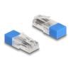 Delock RJ45 Stecker mit Abschlusswiderstand 120 Ohm blau
